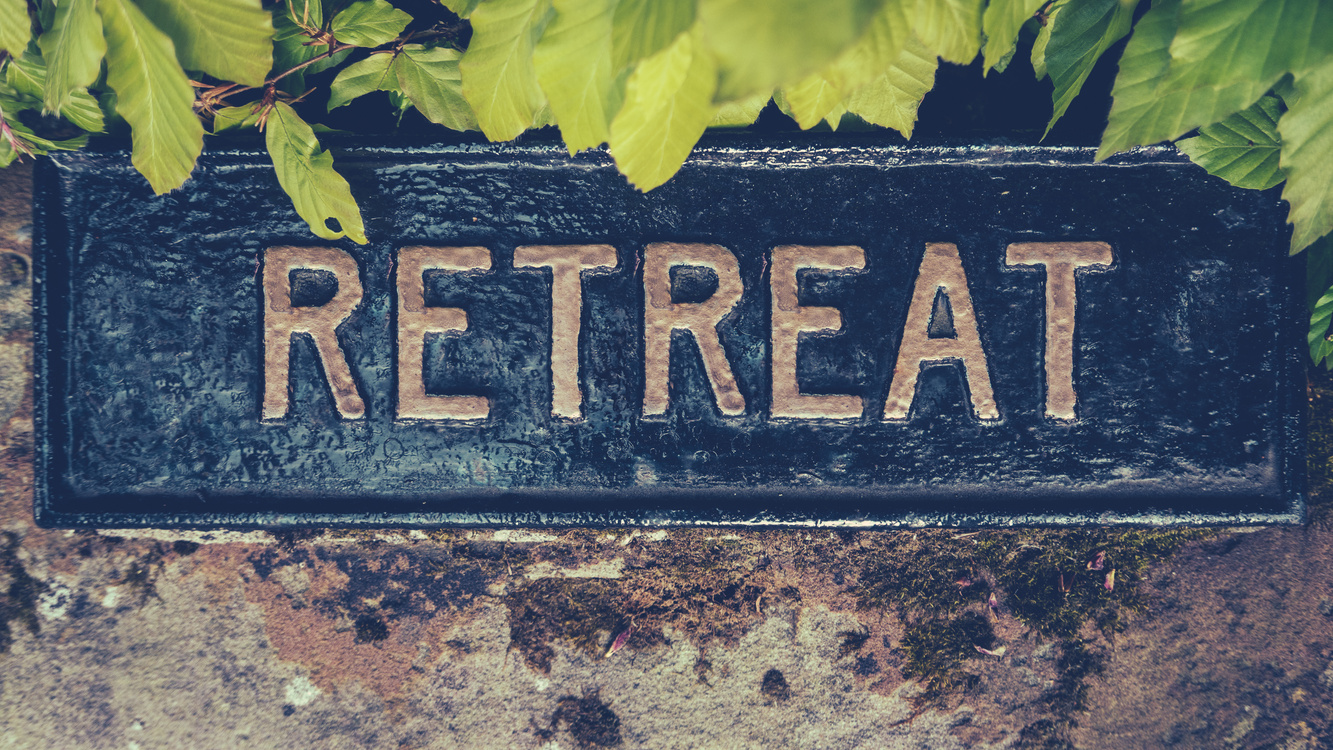 Spiritual Retreat Sign